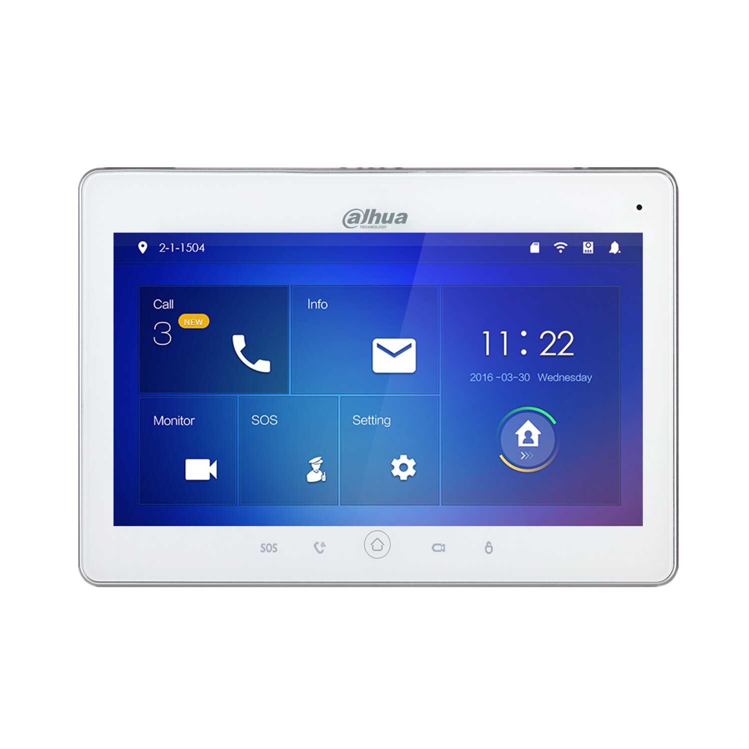 DHI-VTH5241DW-S2 - Beyaz - 10-inch Wi-Fi Indoor Monitor