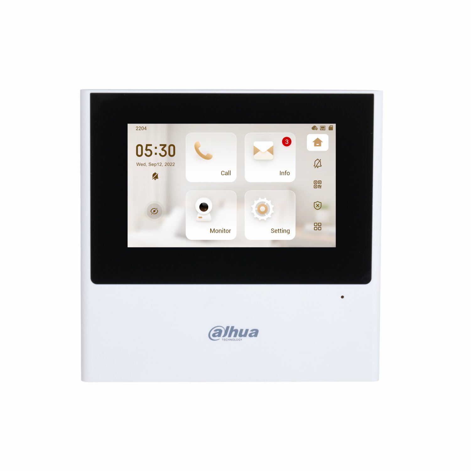 DHI-VTH2612L-W  - Beyaz - 2-wire IP & Wi-Fi Indoor Monitor 4,3"