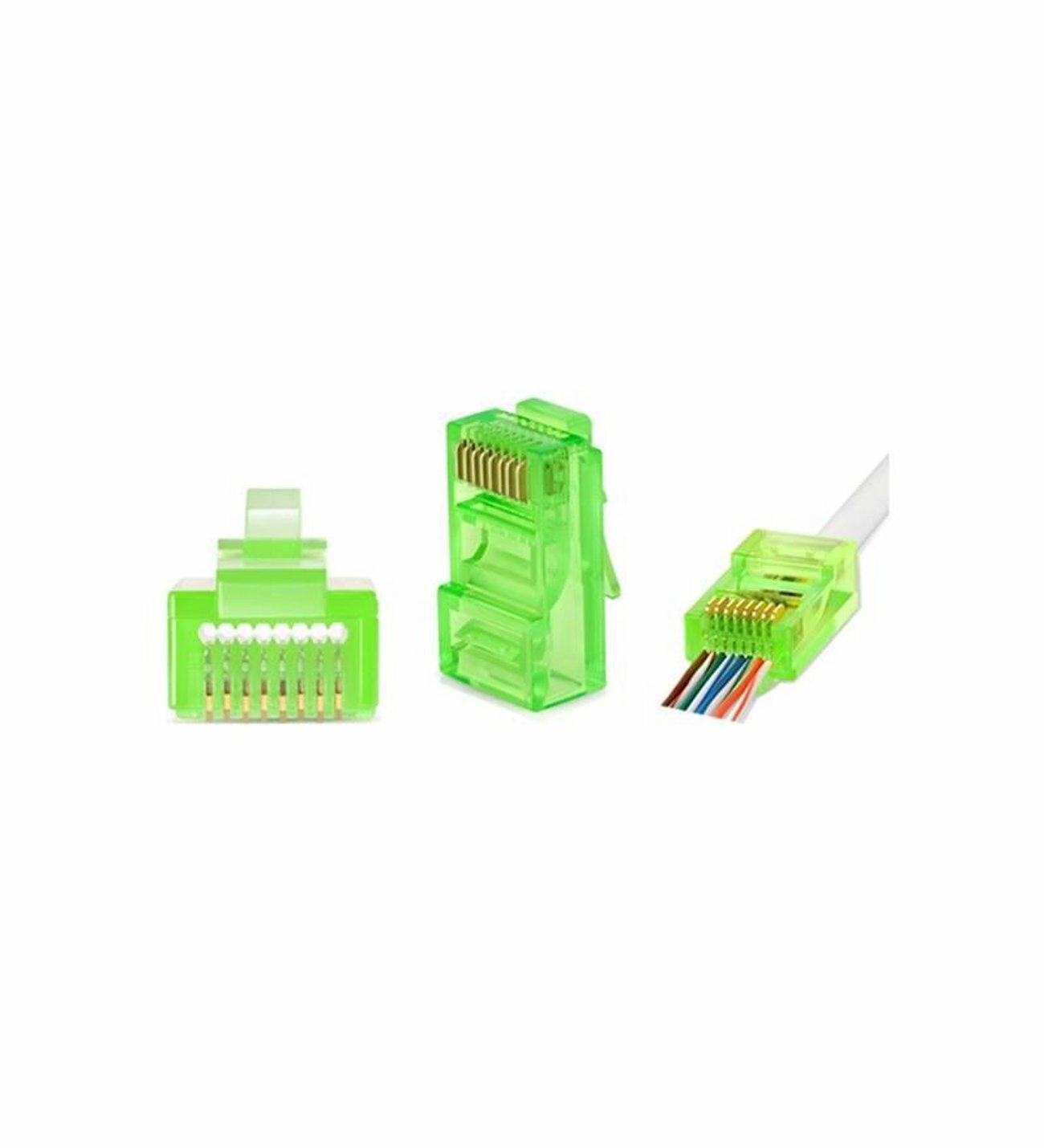 TRKLink EZ RJ45 KONNEKTÖR (YEŞİL) 100 'lü PAKET