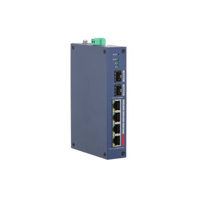 DH-CHS4206-4ET-90 6-Port Cloud Managed Hardened Switch with 4-Port PoE 2 SFP