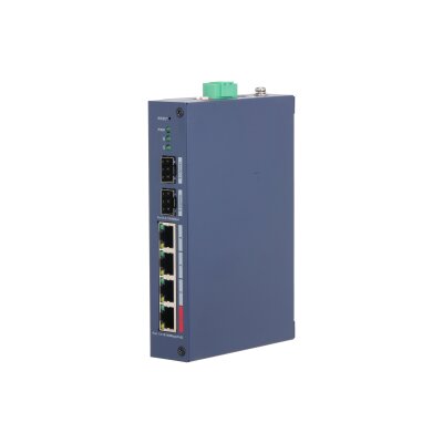 DH-CHS4206-4GT-90 6-Port Cloud Managed Hardened Switch with 4-Port PoE 2 SFP