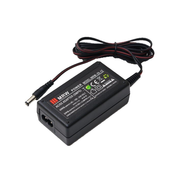 MRW-2512 Mervesan 12V2A Plastik Kasa Adaptör