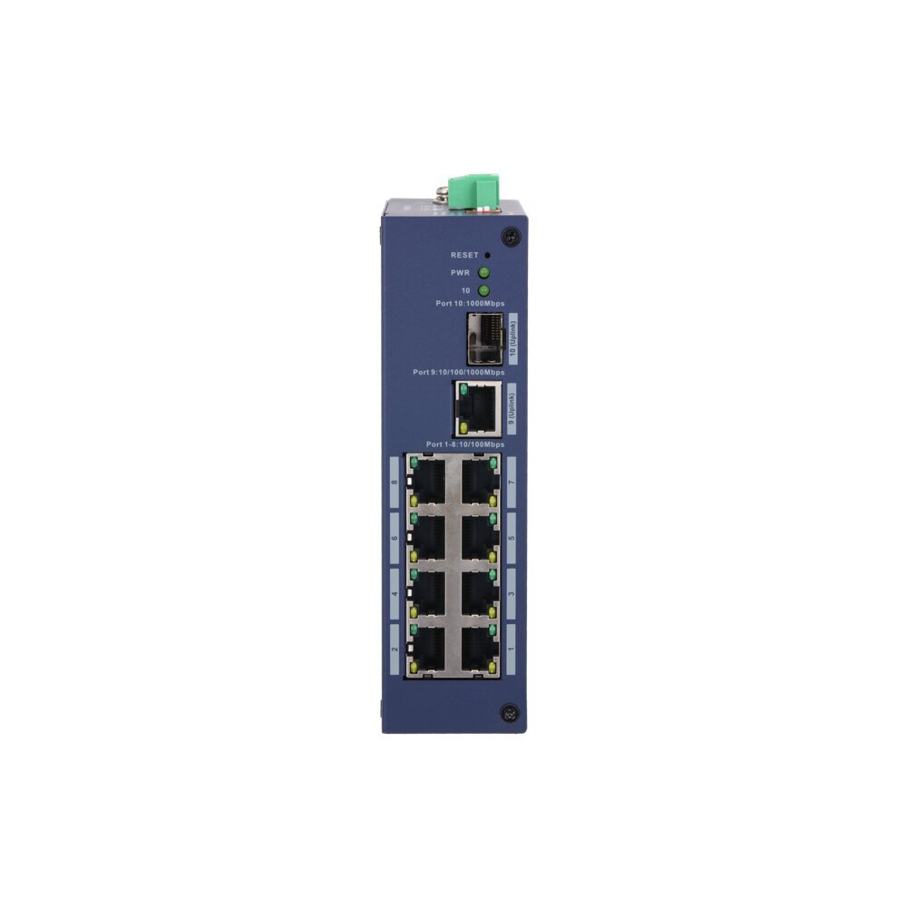 DH-CHS4110-8ET - 10-Port Cloud Managed Hardened Switch