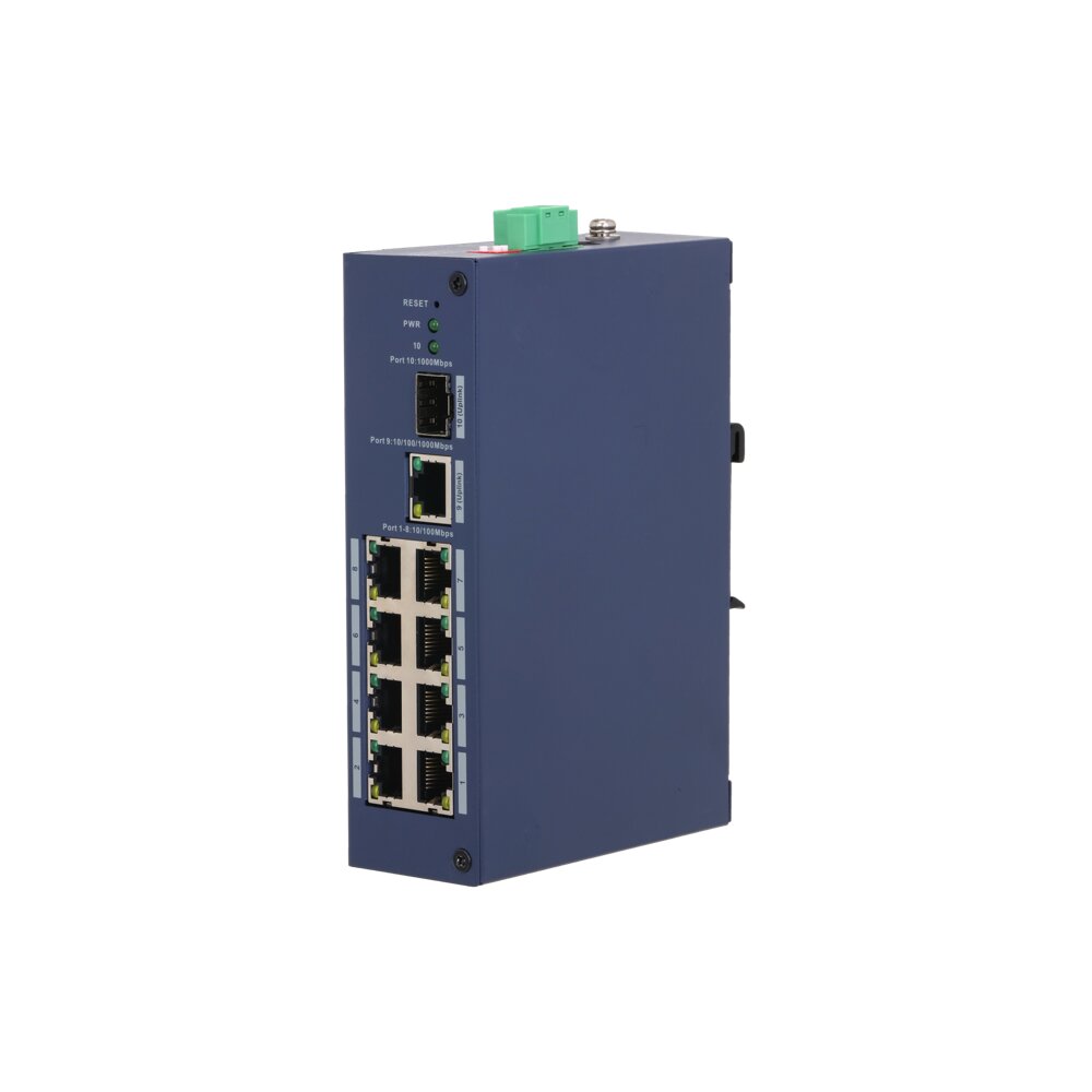 DH-CHS4110-8ET - 10-Port Cloud Managed Hardened Switch