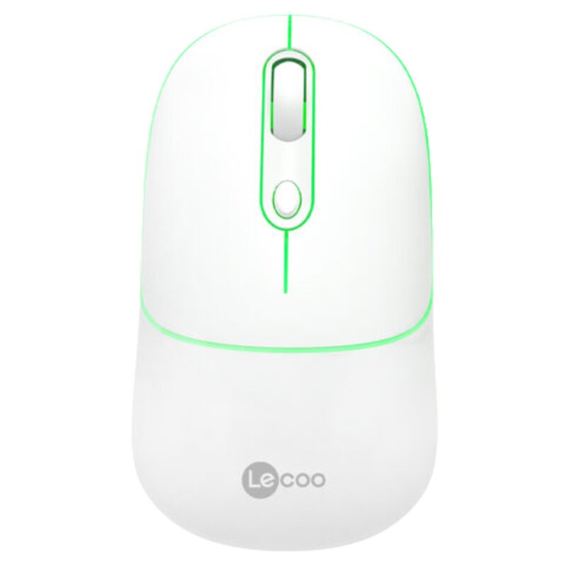 Lenovo Lecoo WS210 RGB Wifi+Bluetooth Mouse Beyaz