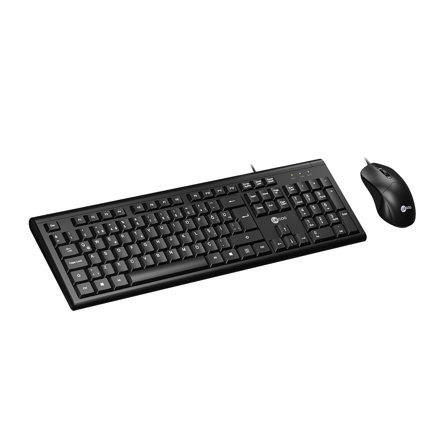 Lenovo Lecoo CM101 Siyah Kablolu Klavye&Mouse Set