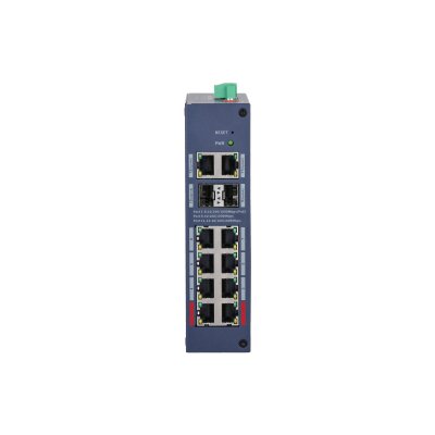 DH-CHS4212-8GT-110 12-Port Cloud Managed Hardened Gigabit Switch with 8-Port PoE