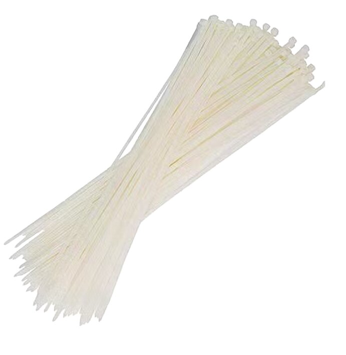 Mutlusan 3,6mm x 300mm Kablo Bağı - Beyaz (100lü)