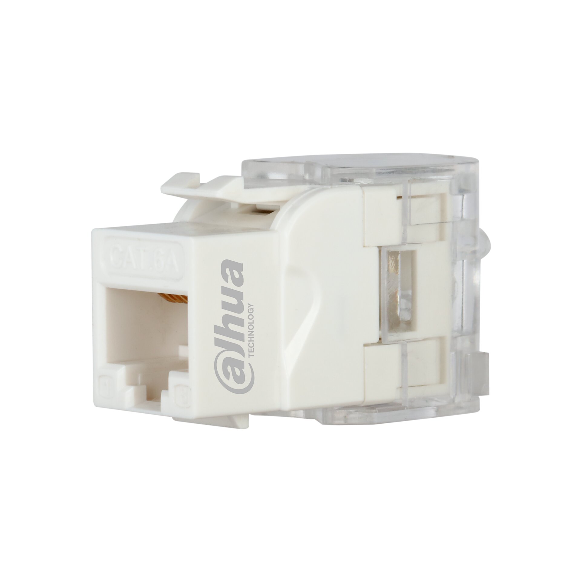 PFM3970-6AU-2 - CAT6A UTP Keystone Jack (50u",180°,White)