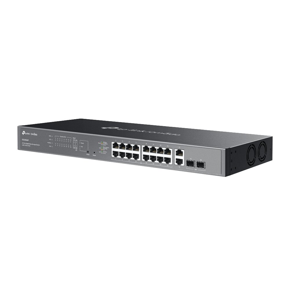Tp-Link - ES220GMP - Omada 20-Port Gigabit Easy Managed Switch with 16-Port PoE+