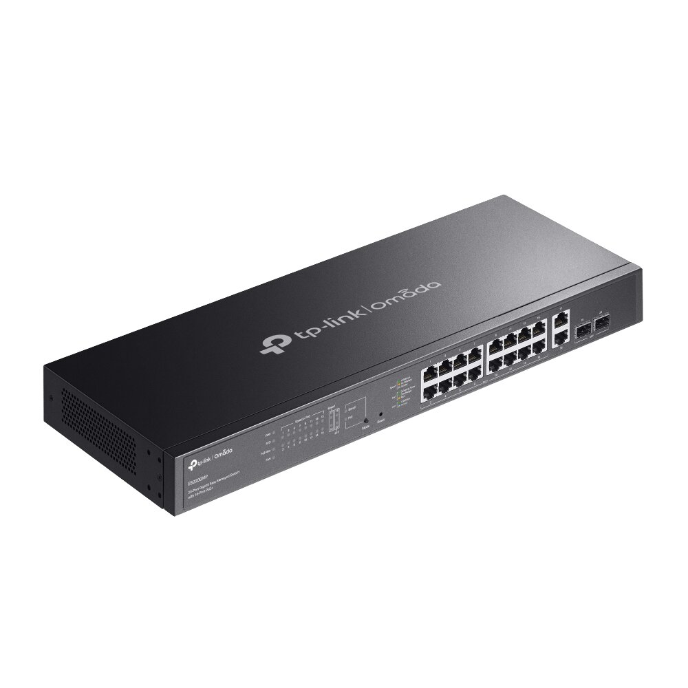 Tp-Link - ES220GMP - Omada 20-Port Gigabit Easy Managed Switch with 16-Port PoE+
