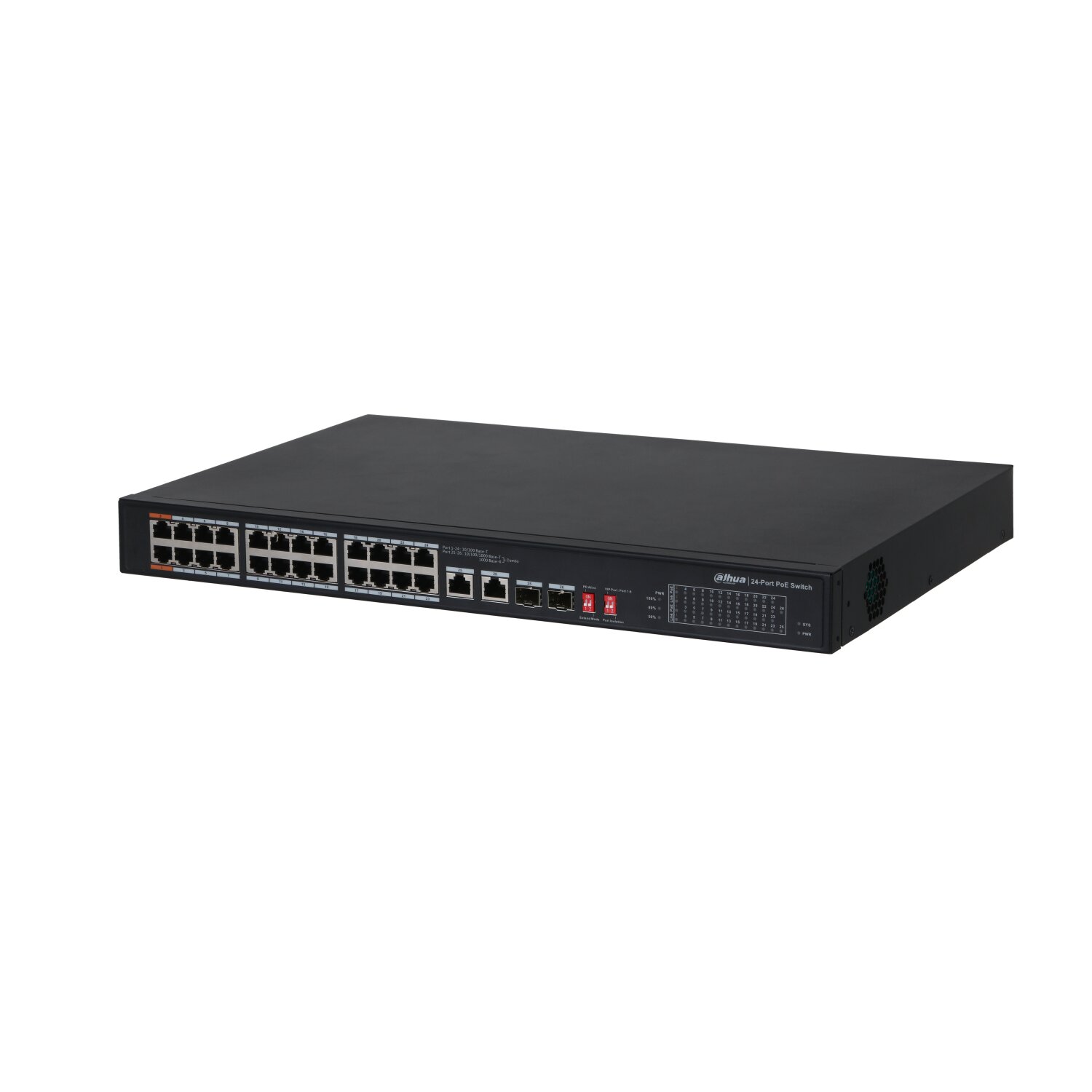 DH-PFS3226-24ET-240 - 24 Port 10/100 poE Switch