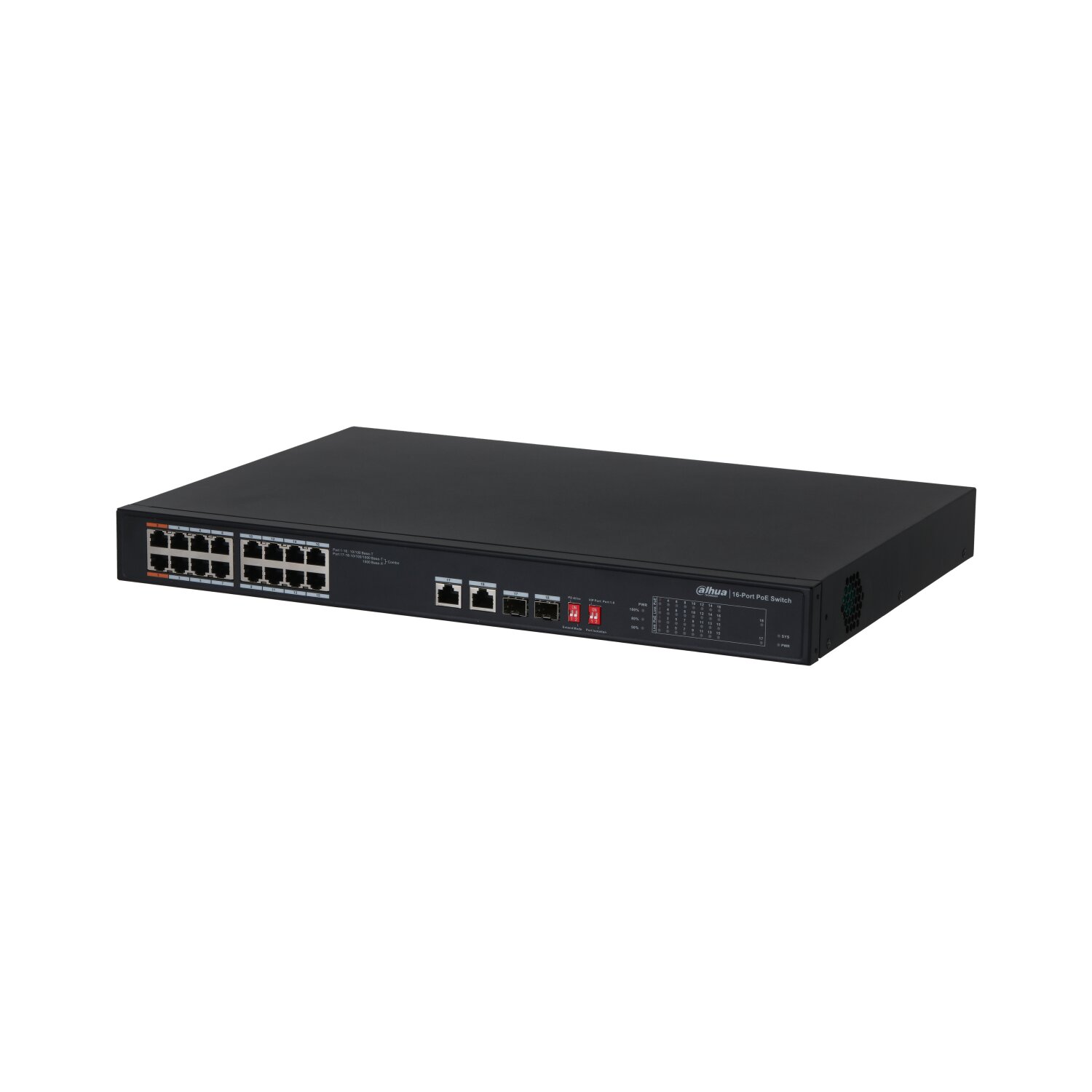 DH-PFS3218-16ET-135 10/100 16Port  PoE + 2GE SFP
