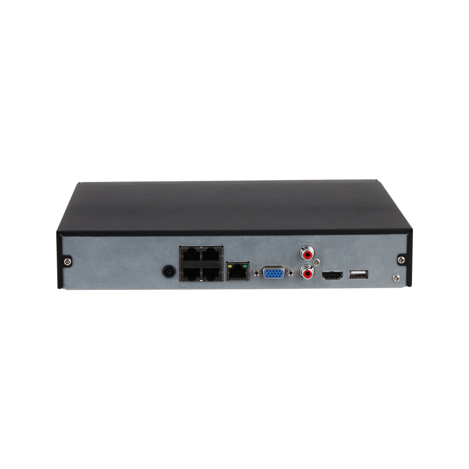 NVR4104HS-P-4KS2/L 4 Kanal Compact 1U 4 PoE 4K & H.265 Lite Network Video Recorder