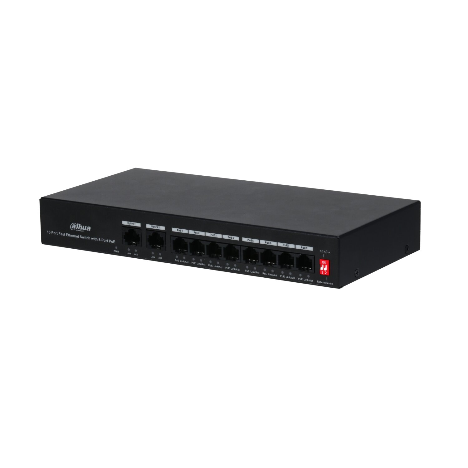 PFS3010-8ET-65 10-Port Fast Ethernet Switch with 8-Port PoE