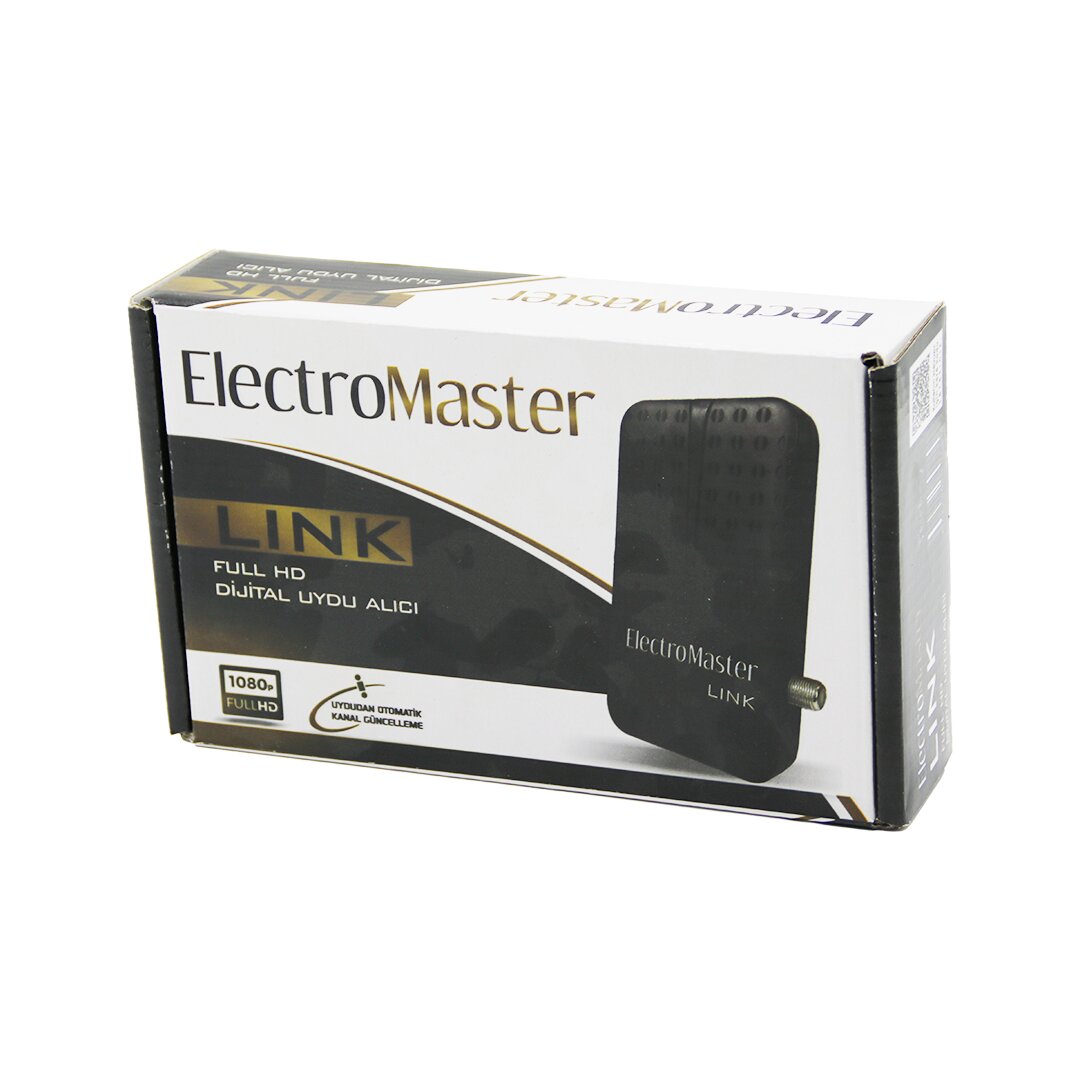ELECTRO MASTER LINK (FULL HD) (HDMI) DİJİTAL UYDU ALICISI ( 1080P ) ( WİFİ ) ( AV ) (OTOMATİK KANAL GÜNCELLEME) (BRKT-807358)*60