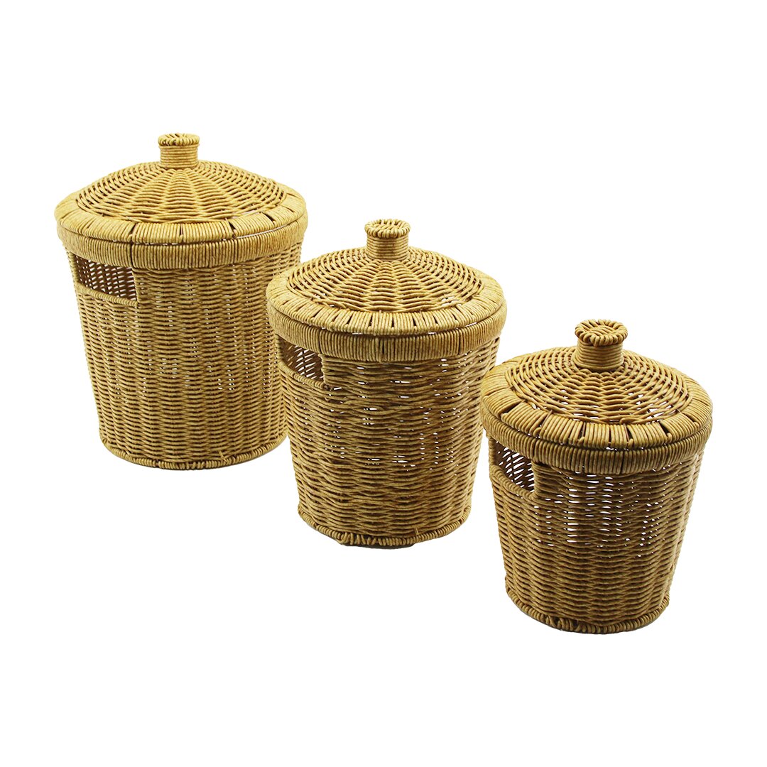 BAROTTİ DMR-9386 (3 BOY) (YUVARLAK) (METAL İSKELET) PLS.HASIR ORGANİZER (KAPAKLI) SEPET (14.5X19X24& 18.5X23X28.5& 22X27X32.5CM)*6=K BAROTTİ DMR-9386 (3 BOY) (YUVARLAK) (METAL İSKELET) PLS.HASIR ORGANİZER (KAPAKLI) SEPET (14.5X19X24& 18.5X23X28.5& 22X27X32.5CM)*6=K
