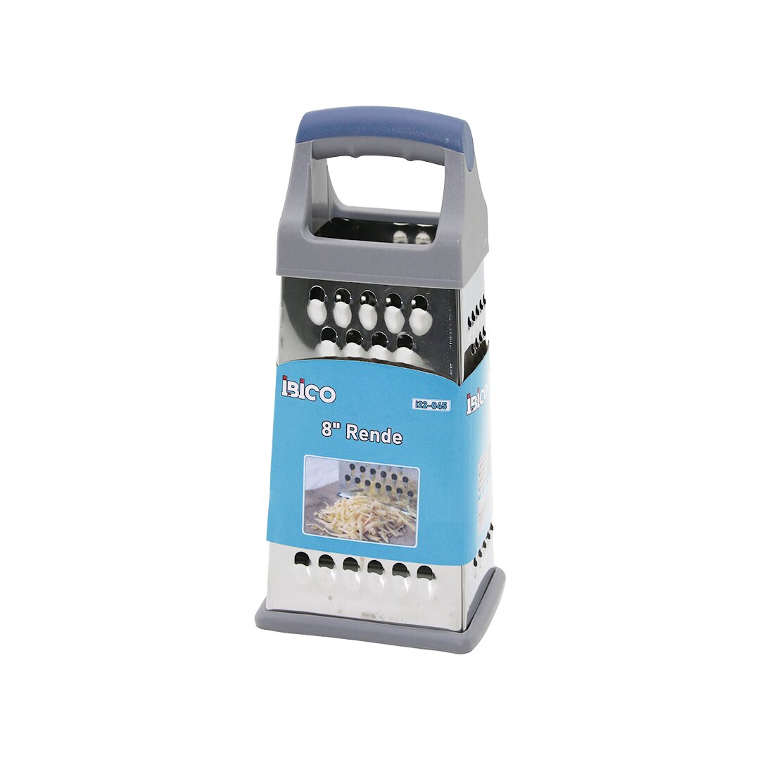 İBİCO İ22-045 ( PLASTİK SAPLI ) ( 8" ) ( 4GEN ) ( ÇELİK METAL ) RENDE ( SİLİKON KAPLAMA TABAN )*96