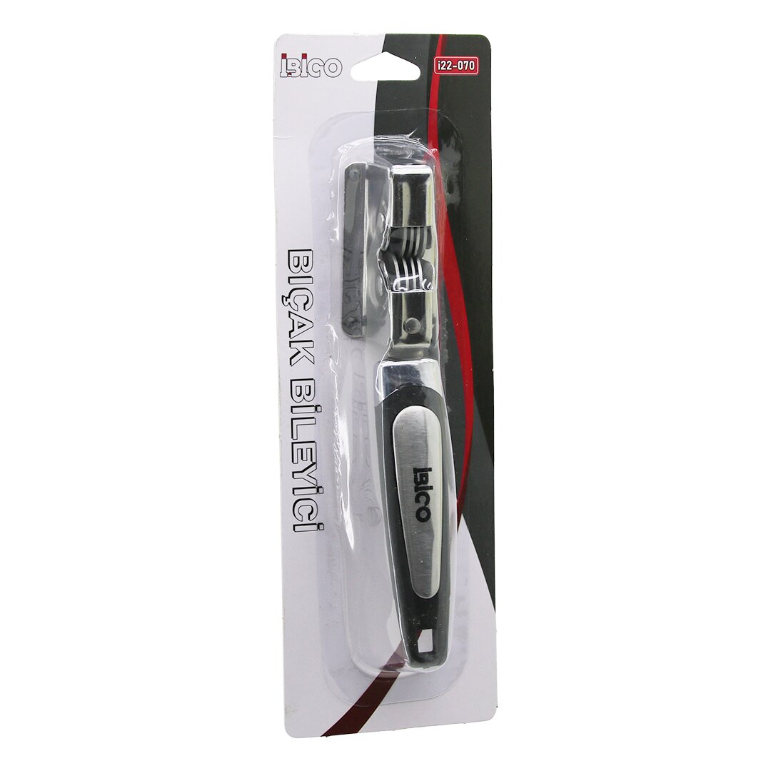 İBİCO İ22-070 BIÇAK BİLEME ALETİ ( METAL GÖVDE & 8 METAL BİLEY TEKERİ ) ( PLASTİK SAP )*240
