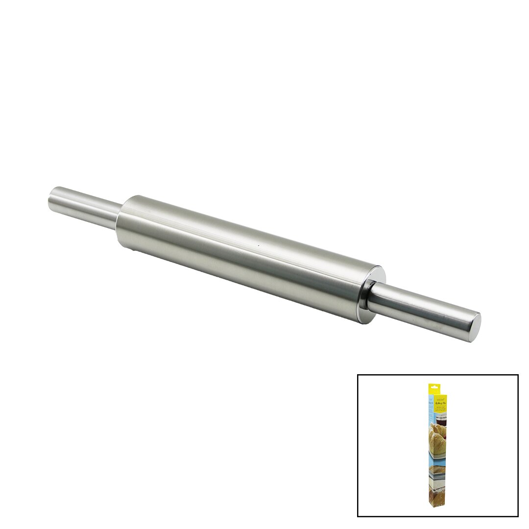 İBİCO İ22-121 VOCEN ROLLİNG PİN ( ÇELİK METAL ) ( MERDANE & HAMUR ) RULOSU (MERDANE: 25CM & SAP: 2X9CM =T.UZUNLUK:43CM)*48