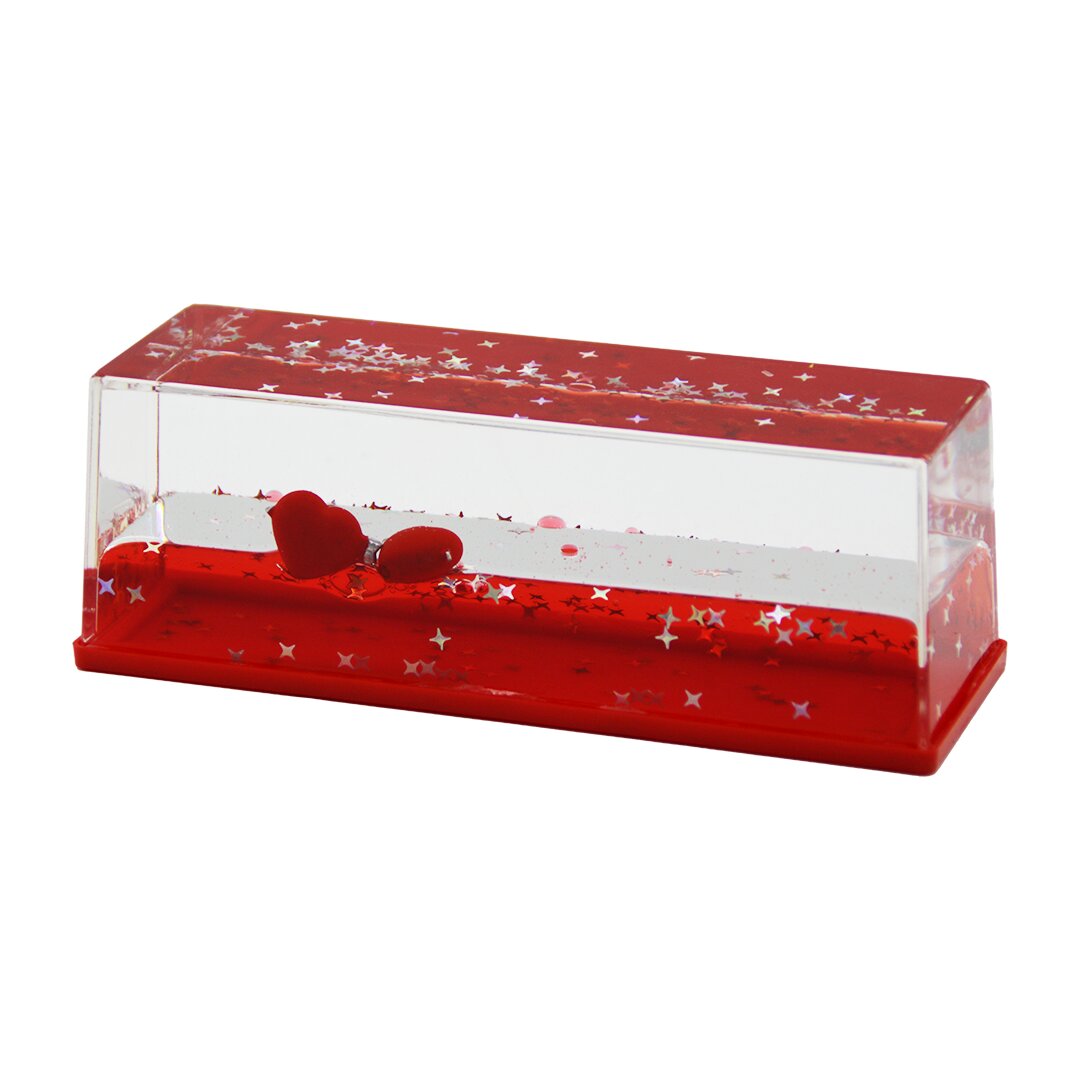 PABLITO PBT-624 (KIRMIZI SU & KALP & YILDIZ) (D.GEN MİKA) YÜZEN BATMAYAN KALP (DEKORATİF BİBLO AKVARYUM) (15X5.2X5.3CM)*48                     qwe2