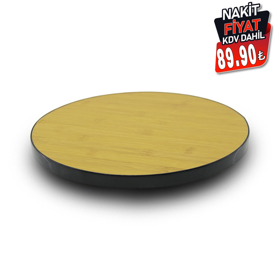 PABLITO HOME PBT-069 ( YUVARLAK=30CM ) ( 360° DÖNER TABLALI ) ( AHŞAP MDF ) SUNUM TEPSİSİ & MİNİ SOFRA ( KENAR KAPLAMALI )*12=K qwe3 PABLITO HOME PBT-069 ( YUVARLAK=30CM ) ( 360° DÖNER TABLALI ) ( AHŞAP MDF ) SUNUM TEPSİSİ & MİNİ SOFRA ( KENAR KAPLAMALI )*12=K qwe3