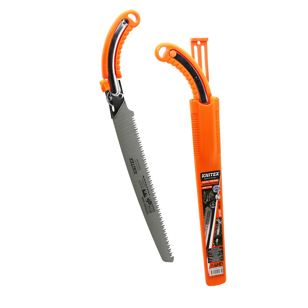 KNITEX KTX-1175 (PLASTİK KUTU KILIFLI) ÇELİK TESTERE (KURT DİŞLİ) (2İN1 AÇILI KULLANIM) (TAK-ÇIKAR AĞIZ) (35CM+SAP=16CM=51CM)*12X4