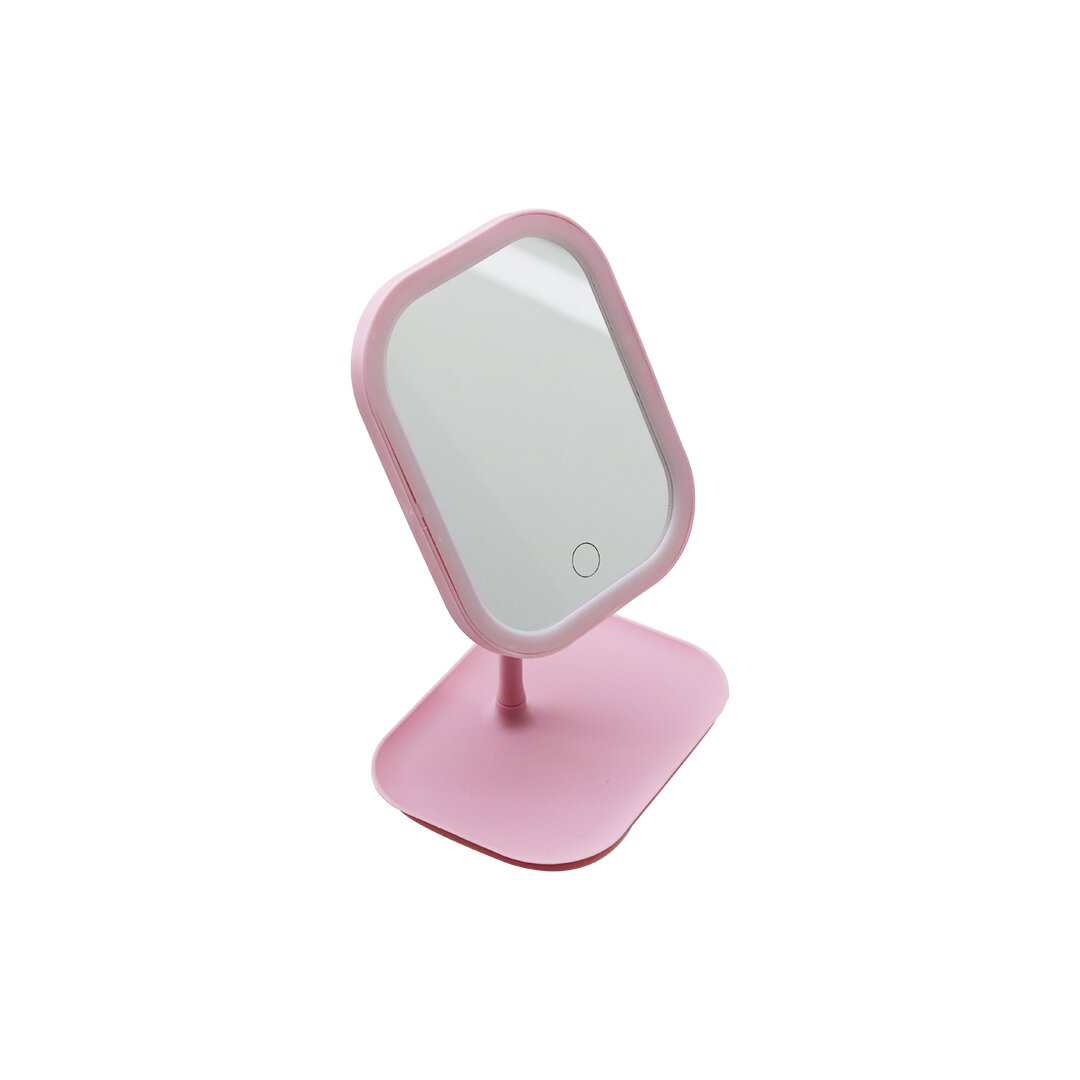 BAROTTİ DMR-9051 ( LEDLİ =USB ŞARJLI ) MAKYAJ AYNASI (18.5X14.7CM) ( 360° ) (RENKLİ PLS.) (TAKILIK SEPETLİ=13.5X18CM AYAK=17.5CM)*60