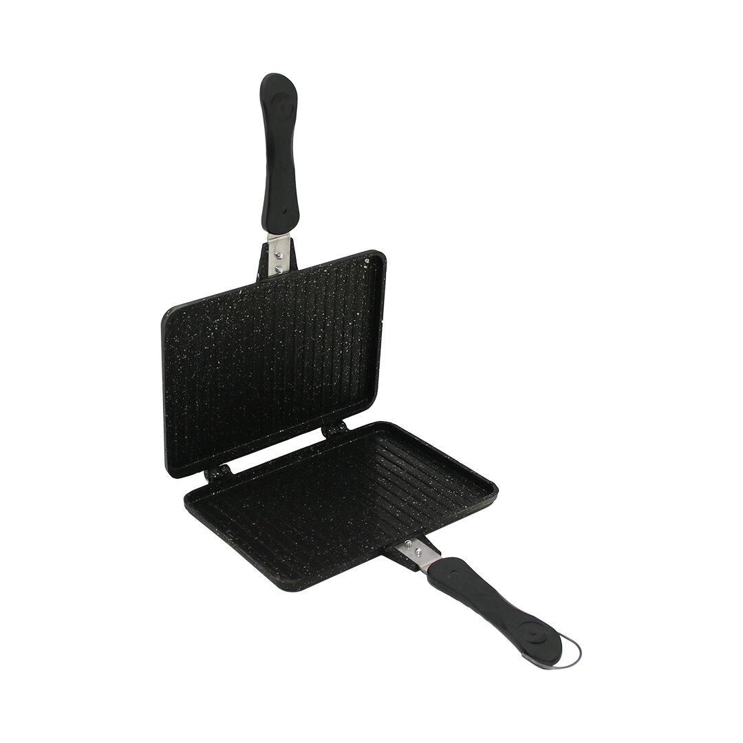 NUR IŞIKLAR ( LÜKS ) ( İÇ DIŞ GRANİT ) EL TOST MAKİNESİ ( PLASTİK SAPLI )*20
