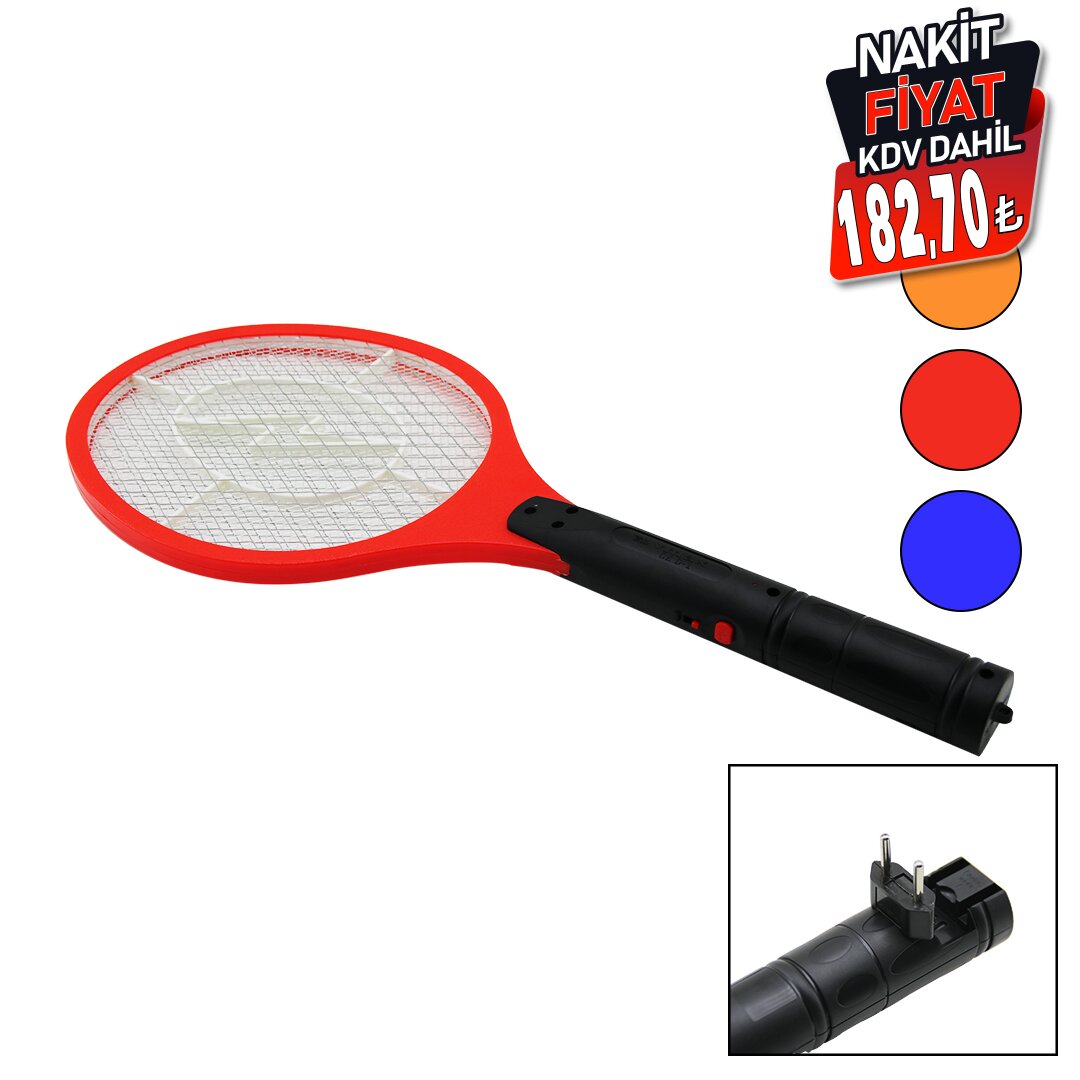 PRINCO PR-330 ( FİŞ ŞARJLI ) ( RAKET MODELİ ) ELEKTRONİK SİNEK ÖLDÜRÜCÜ CIZ MAKİNE*60                     qwe09