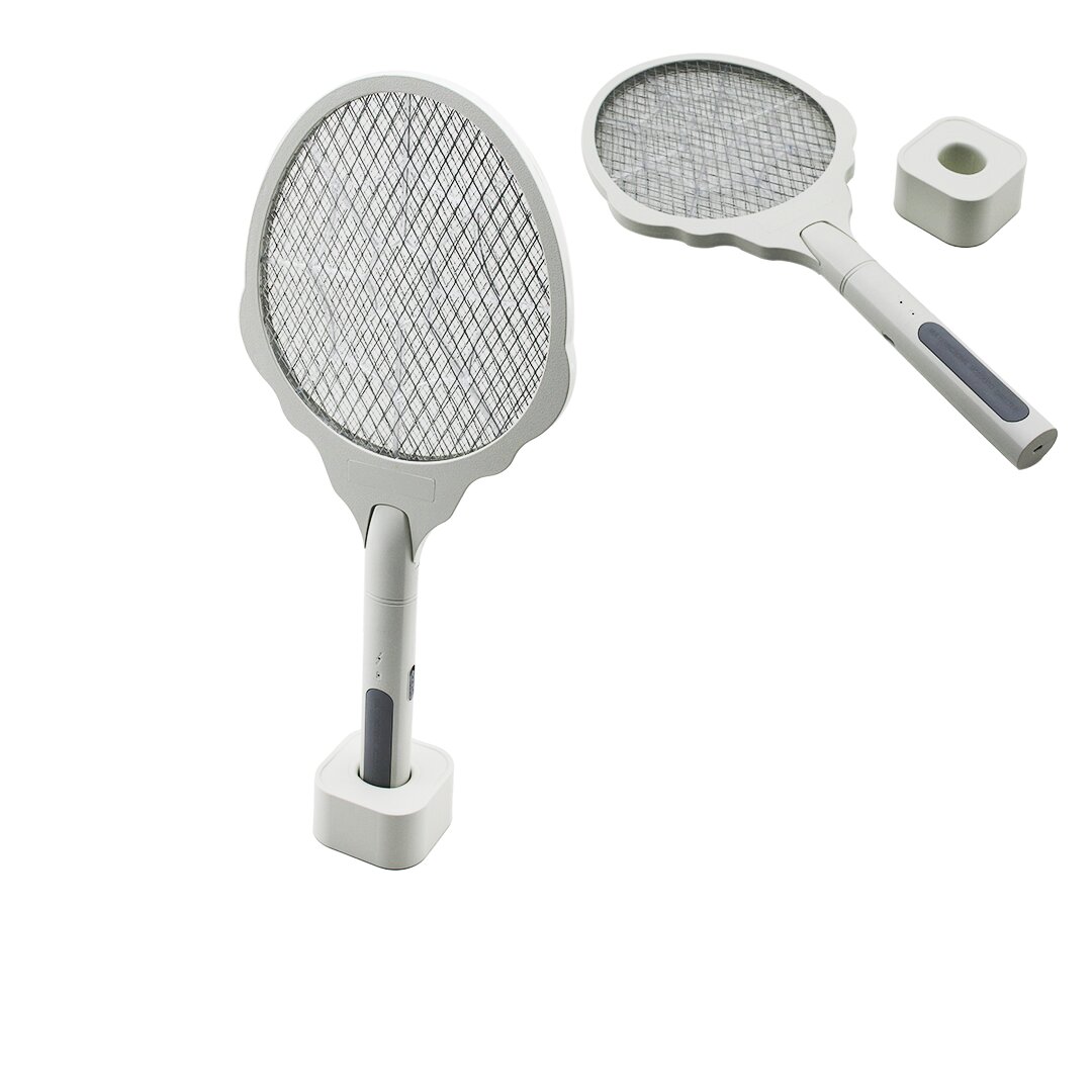 MUTLUSAN-999 520001 ( USB TO TYPE-C ŞARJLI ) SİNEK ÖLDÜRÜCÜ CIZ ( RAKET ) ( AYAK APARATLI & ÇANTALI ) ( 8PCS UV LEDLİ )*30                     qwe09