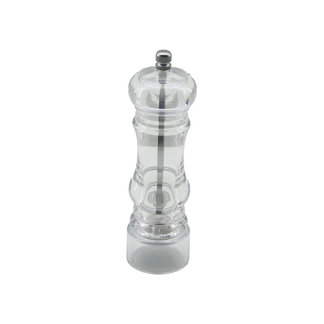 BAROTTİ DMR-8986 ( KÜÇÜK ) ( ÇAP: 5CM Y: 17.5CM ) ( AKRİLİK ) ( ŞEFFAF MİKA KRİSTAL PLASTİK ) BAHARAT ÖĞÜTÜCÜ*72