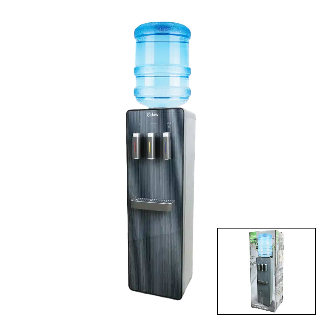 KİWİ KWP-8556 SU SEBİLİ (SICAK & SOĞUK & ILIK) (PASLANMAZ ÇELİK SICAK SU DEPOSU=5LT/H) (SOĞUK SU=1.5L/H) (28.8X30.5X93.5CM)*1