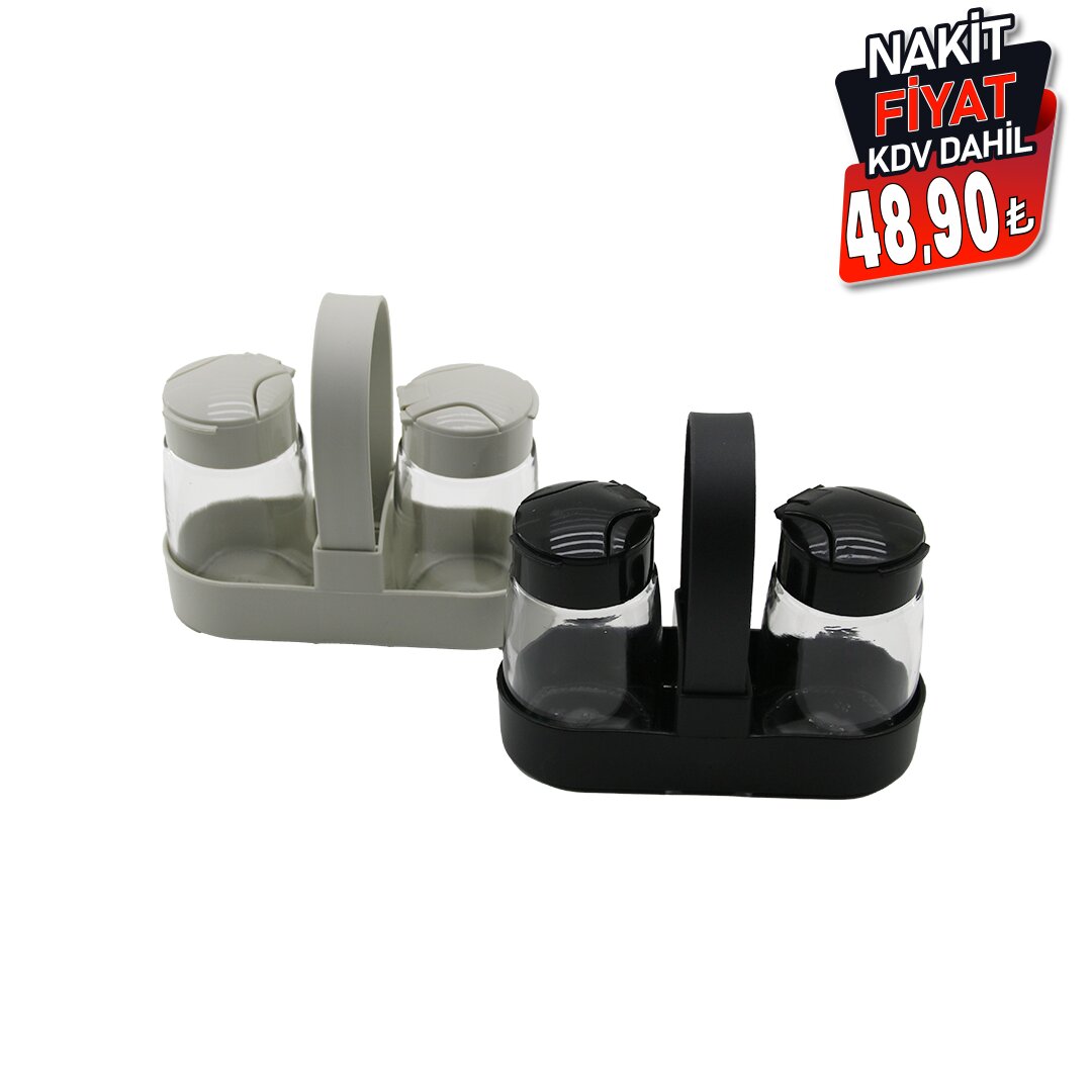 QLUX C-00381 DROP (STANDLI) (2 PCS) (CAM) TUZLUK & BAHARATLIK SET (PLS.KAPAK & KÜRDANLIKLI STAND) (TAŞIMA KULPLU)*15=K qwe013 QLUX C-00381 DROP (STANDLI) (2 PCS) (CAM) TUZLUK & BAHARATLIK SET (PLS.KAPAK & KÜRDANLIKLI STAND) (TAŞIMA KULPLU)*15=K qwe013