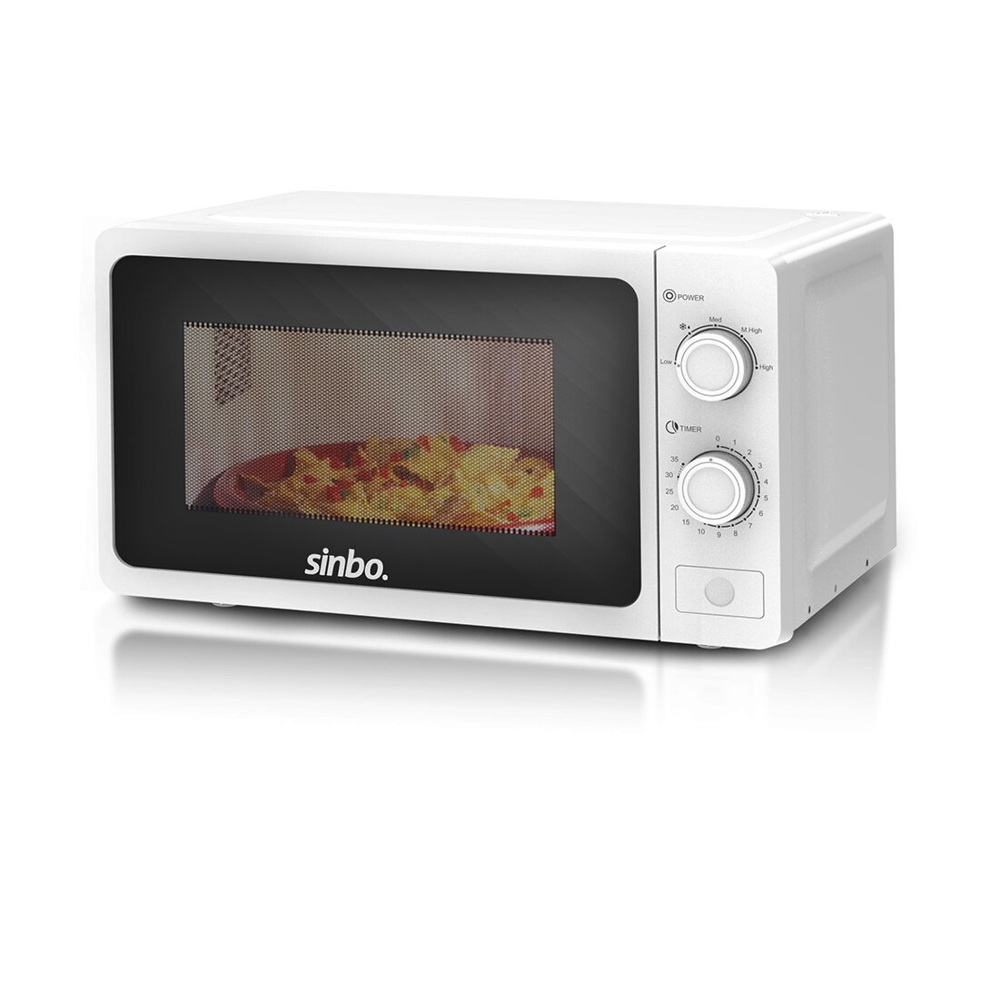 SİNBO SMO-3676 ELEKTRİKLİ ( BEYAZ ) MİKRODALGA FIRIN ( 20LT )( 5 KADEME GÜÇ AYARI & BUZ ÇÖZME FONK.)( AC230V & 50Hz &700W )*1