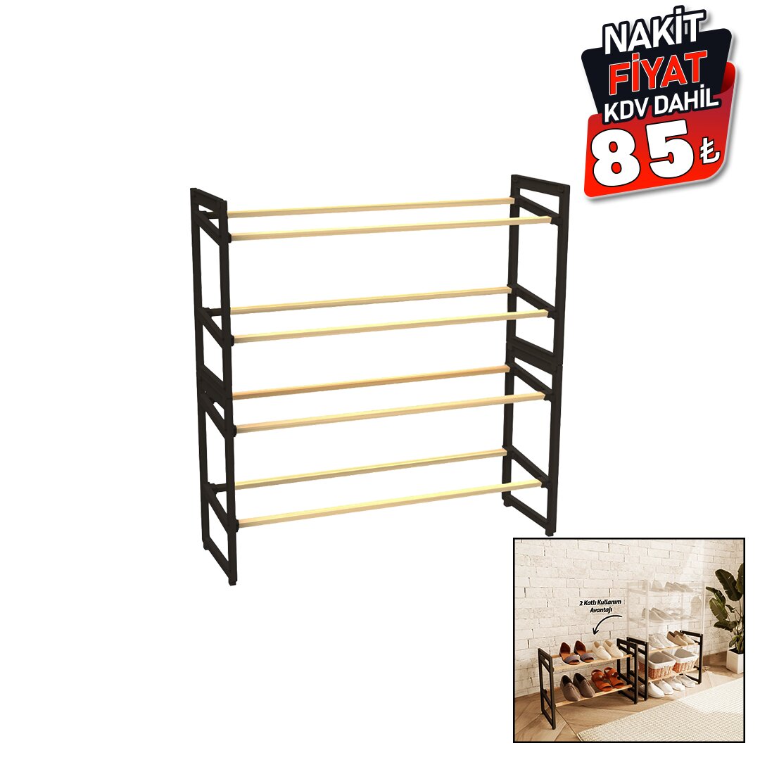 FİXWOOD 2046-1 ( 4 KATLI) AHŞAP AYAKKABILIK (8 AYAKKABILIK) (20X65X51CM) (ÇOK AMAÇLI RAF) (PORTATİF & VİDASIZ KOLAY MONTAJ)*10=K FİXWOOD 2046-1 ( 4 KATLI) AHŞAP AYAKKABILIK (8 AYAKKABILIK) (20X65X51CM) (ÇOK AMAÇLI RAF) (PORTATİF & VİDASIZ KOLAY MONTAJ)*10=K