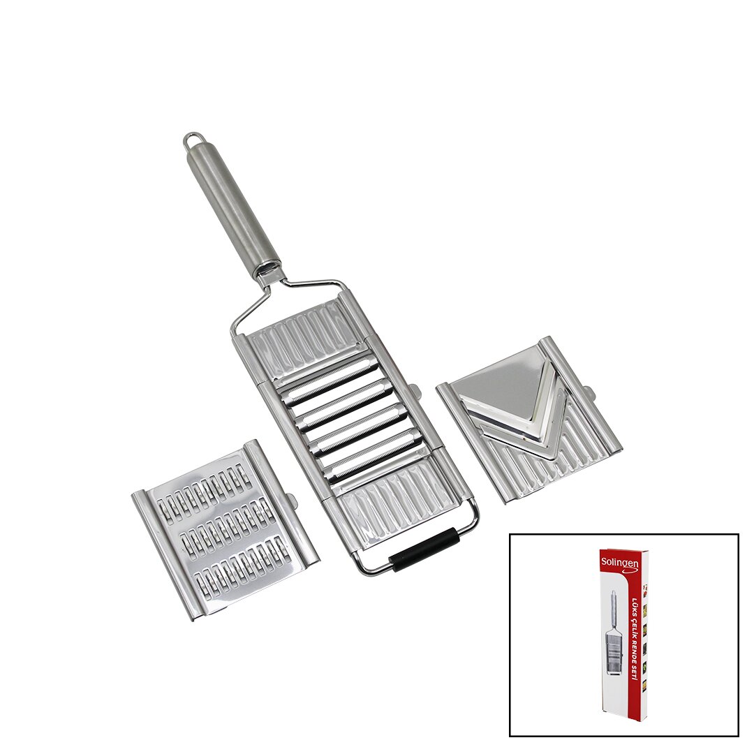 SOLİNGEN SLG-1621 ( 3İN1 ) LÜX METAL RENDE ( TAK--ÇIKAR= RENDE & SOYACAK & DİLİMLEME BAŞLIKLI )*60