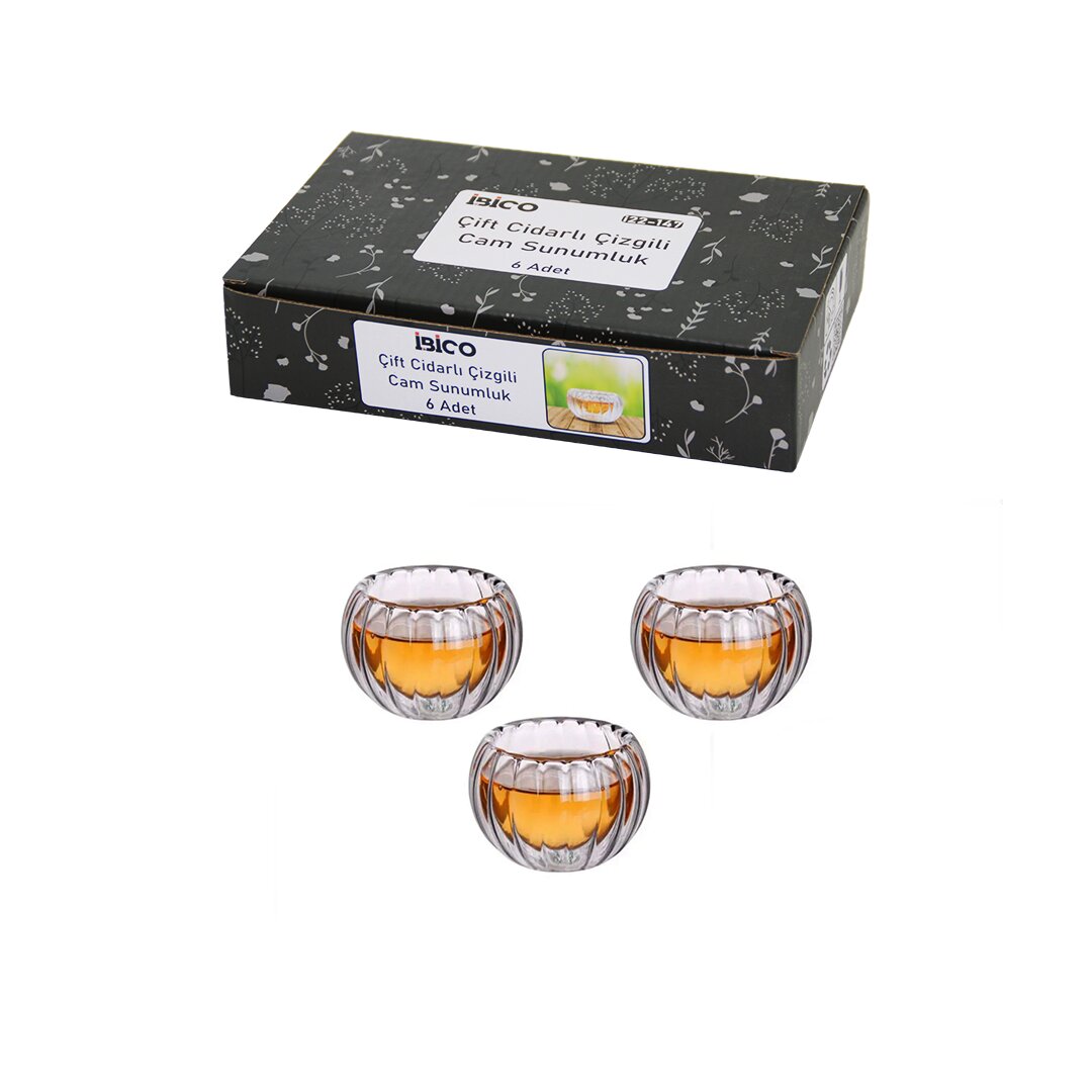 İBİCO İ22-147 ( 6PCS ) ( ÇİZGİLİ CAM ) ( ÇİFT CİDARLI ) SOSLUK & LOKUMLUK ( 50 ML )*30=K İBİCO İ22-147 ( 6PCS ) ( ÇİZGİLİ CAM ) ( ÇİFT CİDARLI ) SOSLUK & LOKUMLUK ( 50 ML )*30=K