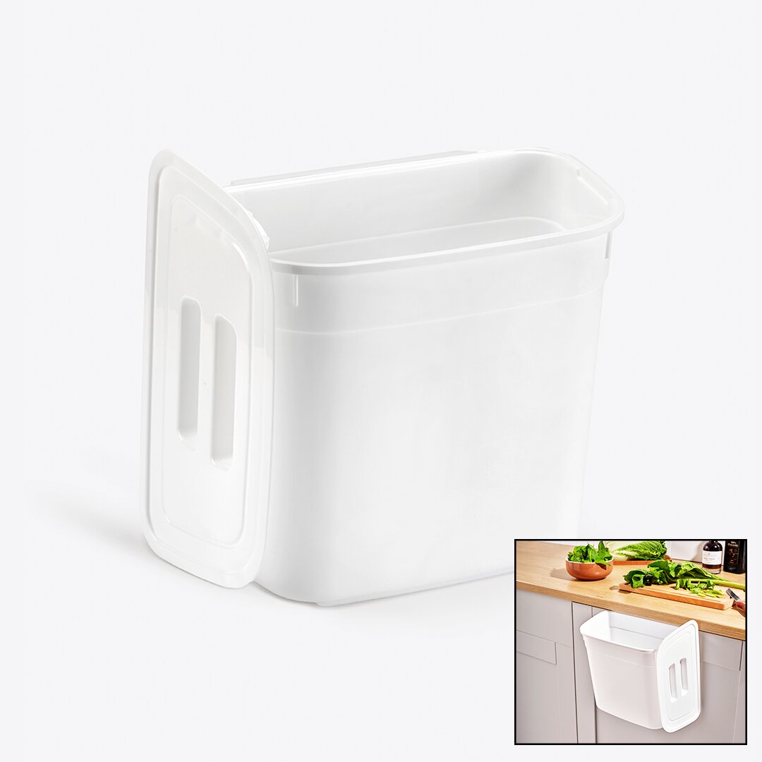 DÜNYA-07110-101 ( KAR BEYAZ ) ( KAPAKLI ) ( 7LT ) ASKILI KOVA & DOLAP DÜZENLEYİCİ ( 178X278X233MM )*12=K DÜNYA-07110-101 ( KAR BEYAZ ) ( KAPAKLI ) ( 7LT ) ASKILI KOVA & DOLAP DÜZENLEYİCİ ( 178X278X233MM )*12=K