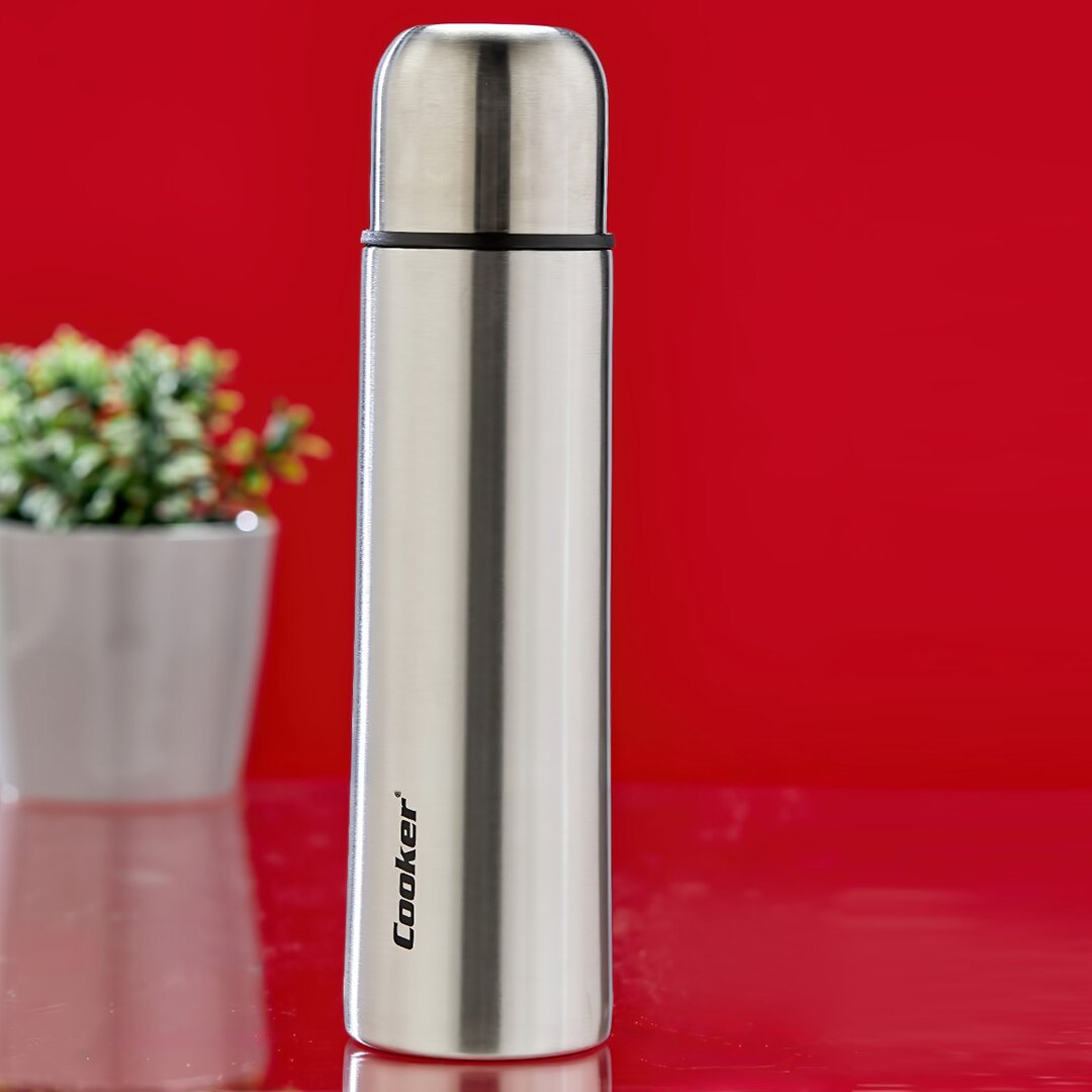 COOKER CKR-2115 ( 0.5LT ) ( KROM ) TERMOS ( PASLANMAZ ÇELİK & SIZDIRMAZ KAPAK = BARDAK )*24