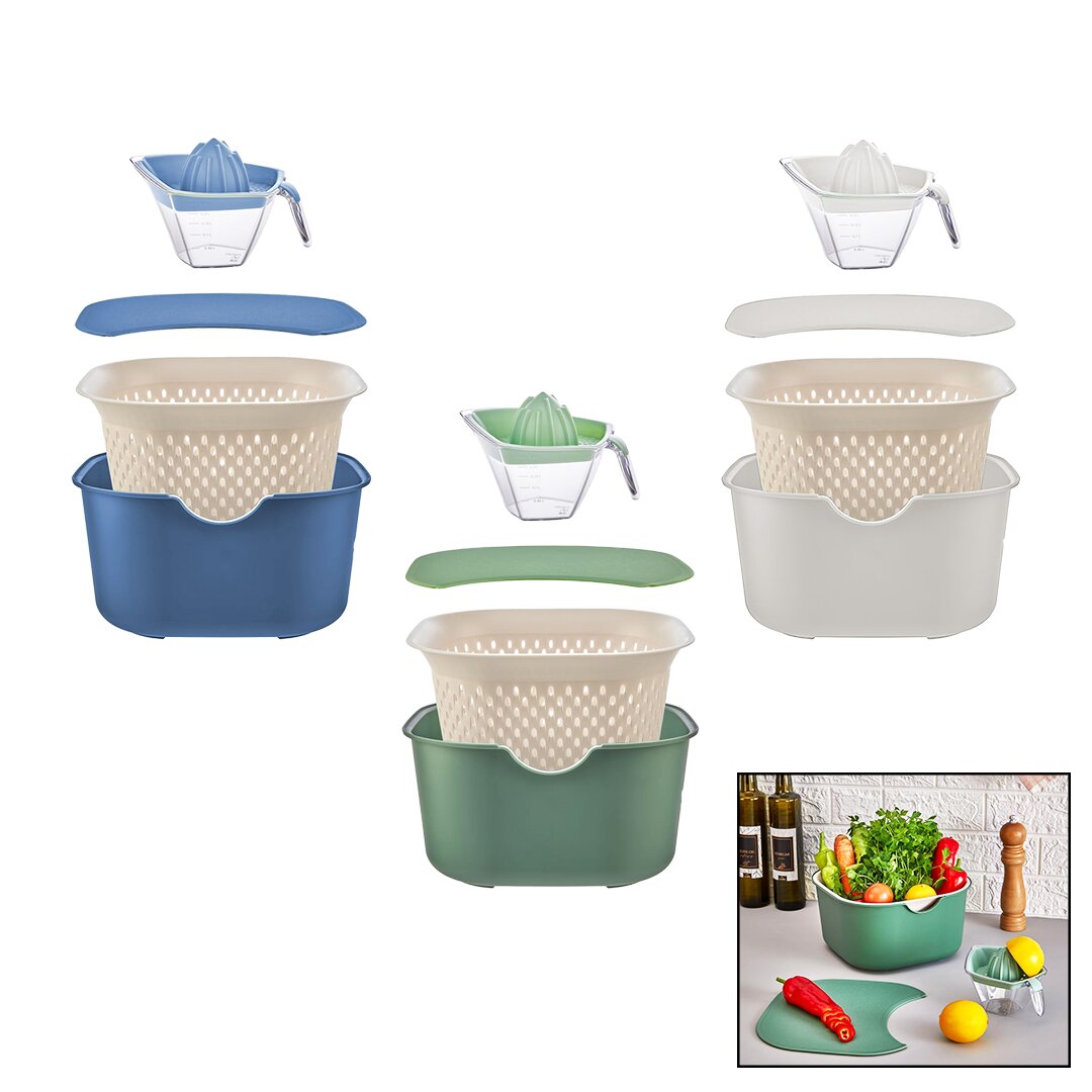 MOİ PLASTİK OCE-1005 (MİX) (5PCS) MUTFAK SETİ PLS.(KARIŞTIRMA KAP=4LT & SÜZGEÇ=3.5LT & KESİM PANO & SIKACAK=0.25LT)*16=K MOİ PLASTİK OCE-1005 (MİX) (5PCS) MUTFAK SETİ PLS.(KARIŞTIRMA KAP=4LT & SÜZGEÇ=3.5LT & KESİM PANO & SIKACAK=0.25LT)*16=K