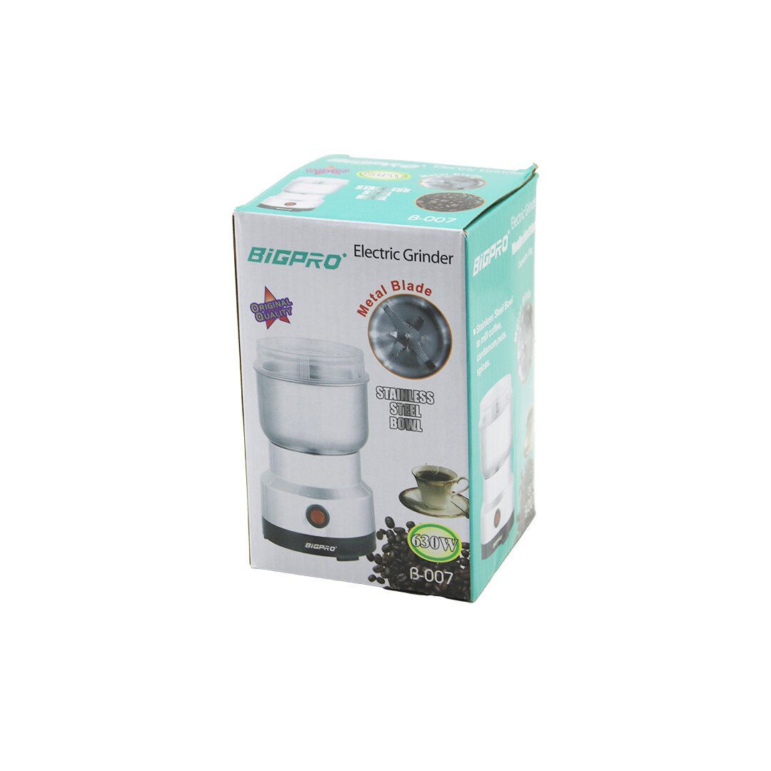 BİGPRO B-007 ELECTRİC GRİNDER LÜX PRATİK ( ELEKTRİKLİ ) ÇELİK ÖĞÜTÜCÜ ( 630W ) ( 50GR )*36