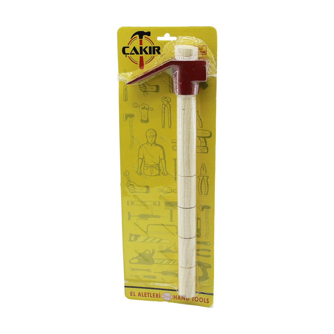 ÇAKIR ( VAKUMLU ) ( KIRMIZI ÇELİK METAL ) KESER ( AHŞAP SAPLI )*35