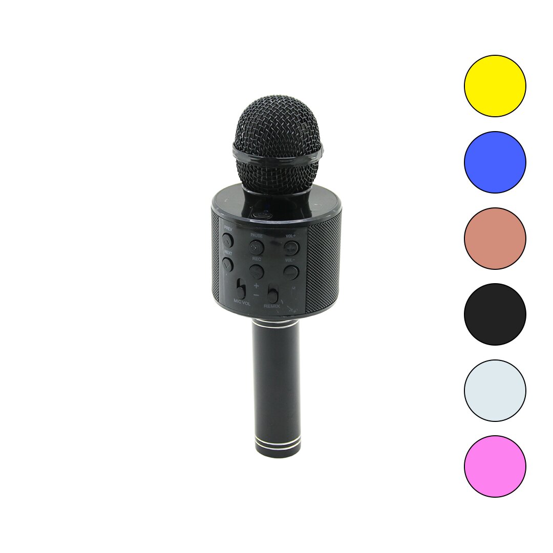 HANDHELD KTV WS-858 PLATOON PL-2463 WİRELESS (MİKROFON) KARAOKE & HOPARLÖR (USB ŞARJLI) (USB & TF & AUX) (RENKLİ KROM KAPLAMA) (PİL:800mAh & DC 5V)*50 HANDHELD KTV WS-858 PLATOON PL-2463 WİRELESS (MİKROFON) KARAOKE & HOPARLÖR (USB ŞARJLI) (USB & TF & AUX) (RENKLİ KROM KAPLAMA) (PİL:800mAh & DC 5V)*50