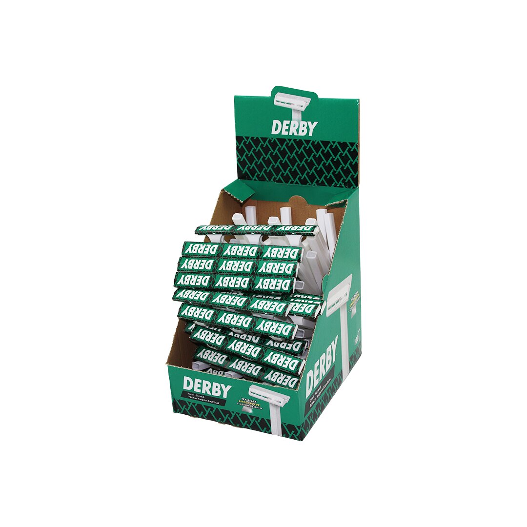 DERBY ( TEK BIÇAK ) ( 100PCS ) BANYO SAPLI JİLET*1X1 DERBY ( TEK BIÇAK ) ( 100PCS ) BANYO SAPLI JİLET*1X1