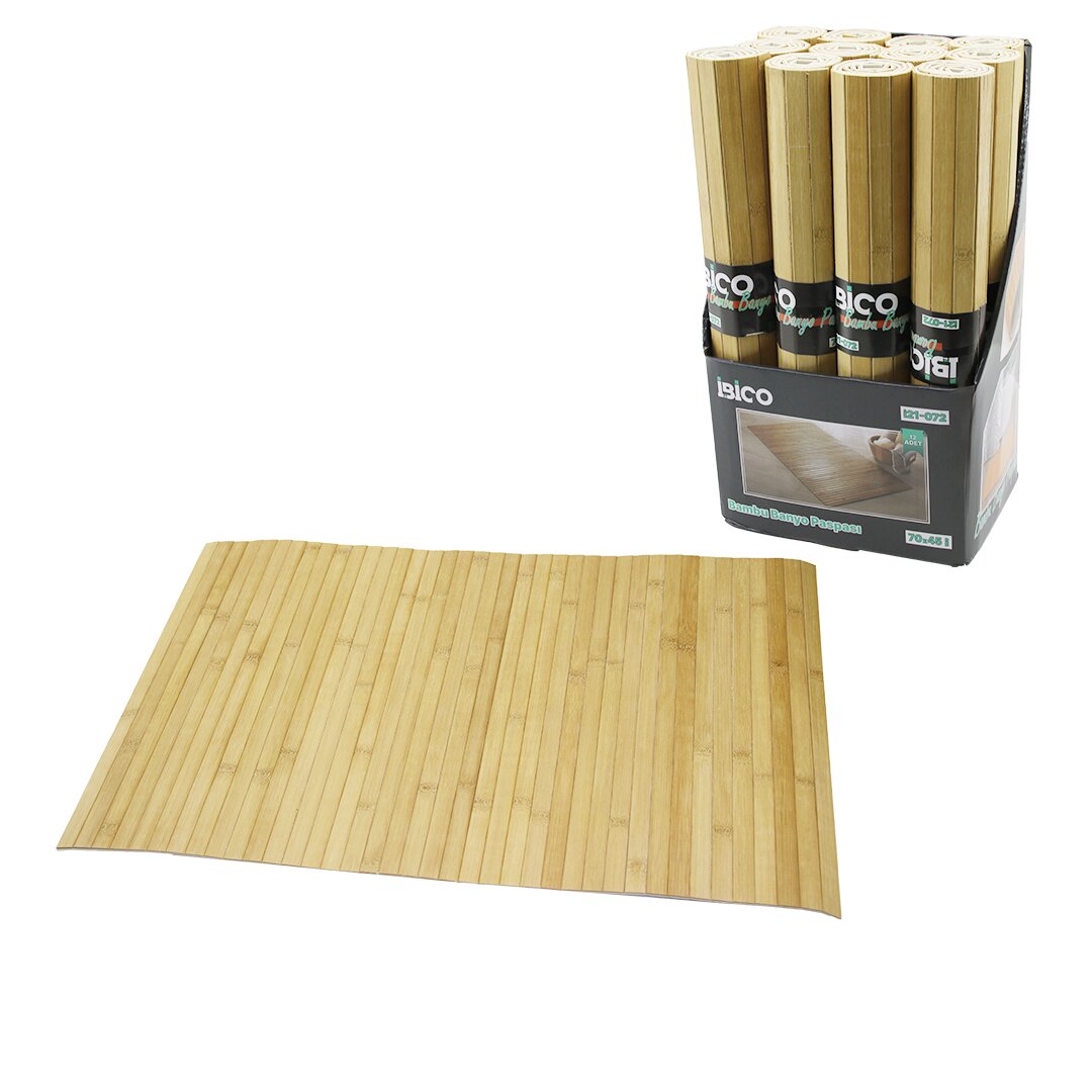 İBİCO İ21-072 ( DİKDÖRTGEN & BAMBU ) ( KALIN BÖLME ) KAYDIRMAZ BANYO PASPASI ( 70X45CM )*12X4 İBİCO İ21-072 ( DİKDÖRTGEN & BAMBU ) ( KALIN BÖLME ) KAYDIRMAZ BANYO PASPASI ( 70X45CM )*12X4