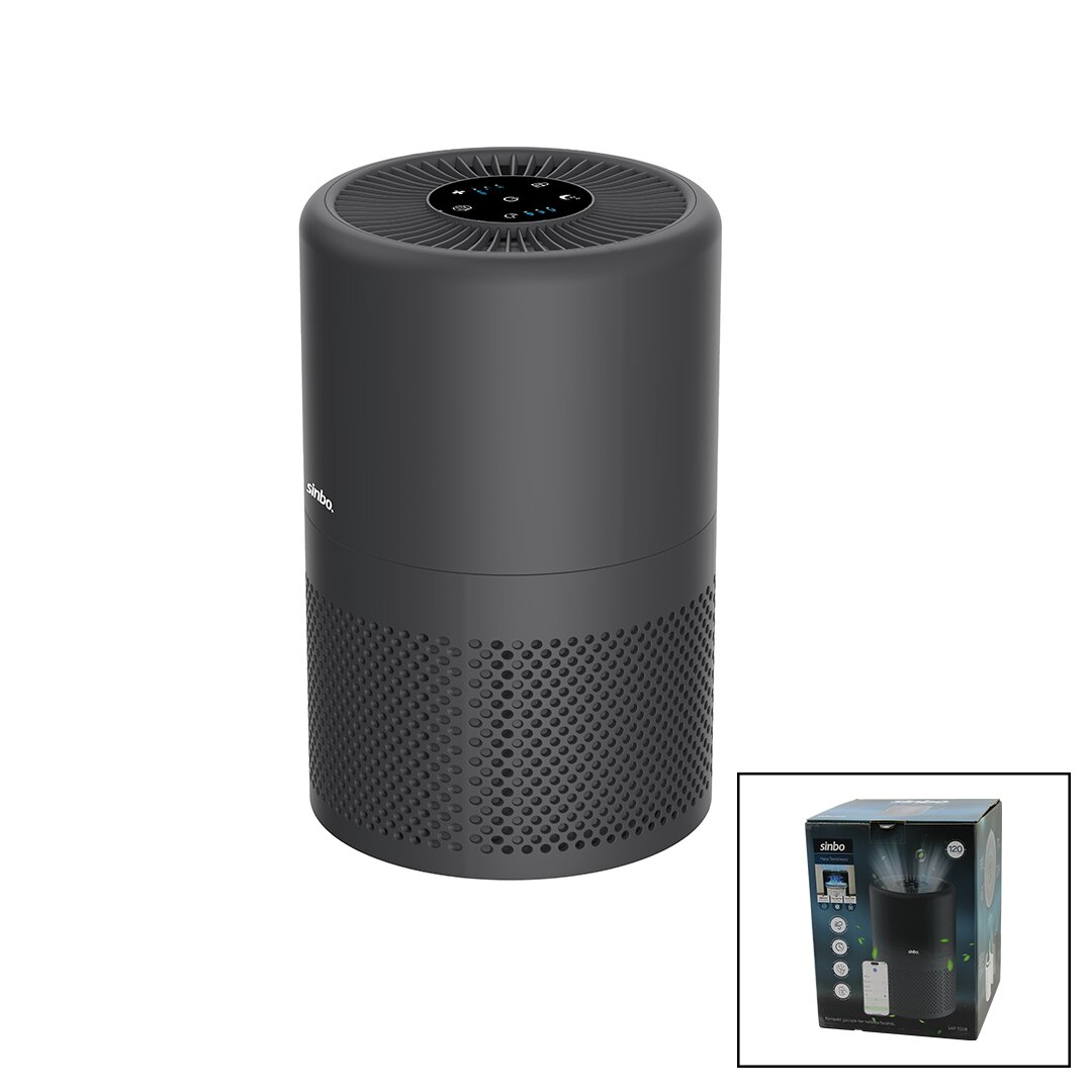SİNBO SAP-5508 HAVA TEMİZLEME CİHAZI ( 3 KADEME FİLTRELEME ) ( OTOMATİK FAN ) ( UV AYDINLATMA ) ( SESSİZ UYKU MOD ) ( WİFİ UZAKTAN KONTROL )*2