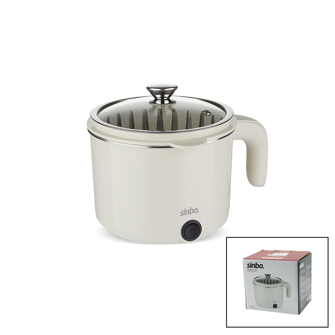 SİNBO SCO-5063 ( ELEKTRİKLİ ) ( ÇOK FONKSİYONLU ) PİŞİRİCİ ( PASLANMAZ ÇELİK ) TENCERE ( 800ML )*12 SİNBO SCO-5063 ( ELEKTRİKLİ ) ( ÇOK FONKSİYONLU ) PİŞİRİCİ ( PASLANMAZ ÇELİK ) TENCERE ( 800ML )*12