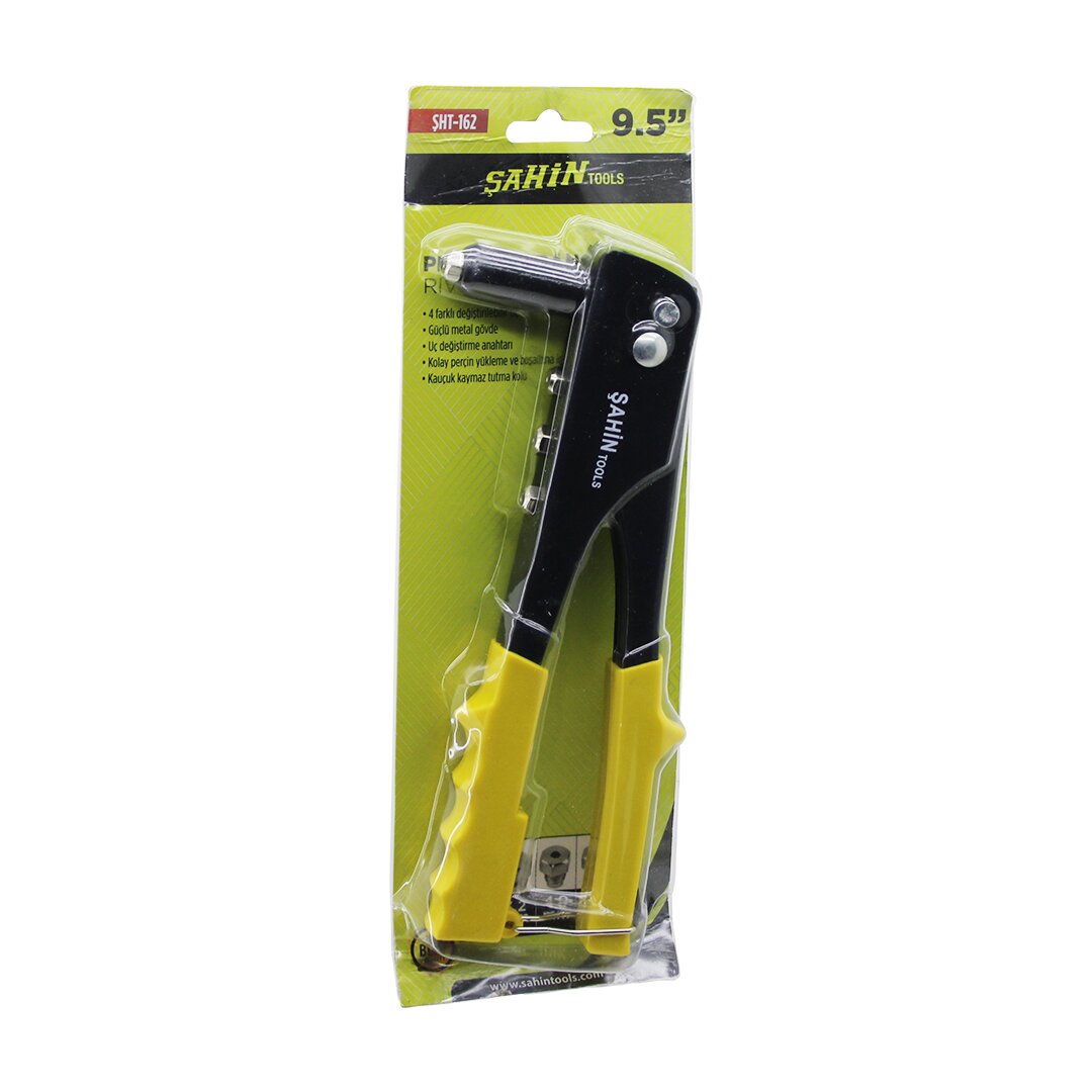 ŞAHİN TOOLS ŞHT-162 ( 9.5" ) PERÇİN TABANCA MAKİNE ( 4 BOY UÇ = 2.4- 3.2 - 4 - 4.8  )*48 ŞAHİN TOOLS ŞHT-162 ( 9.5" ) PERÇİN TABANCA MAKİNE ( 4 BOY UÇ = 2.4- 3.2 - 4 - 4.8  )*48