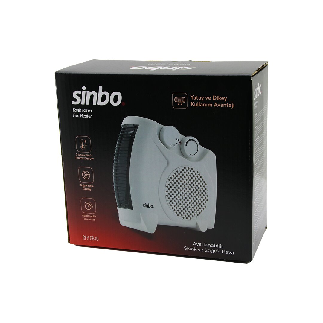 SİNBO SFH-6940 FANLI ISITICI SOBA ( 2 ISITMA GÜÇ ) ( YATAY/DİKEY KULLANIM ) ( 1000W/2000 ) ( SOĞUK HAVA ÖZELLİK )*8 SİNBO SFH-6940 FANLI ISITICI SOBA ( 2 ISITMA GÜÇ ) ( YATAY/DİKEY KULLANIM ) ( 1000W/2000 ) ( SOĞUK HAVA ÖZELLİK )*8